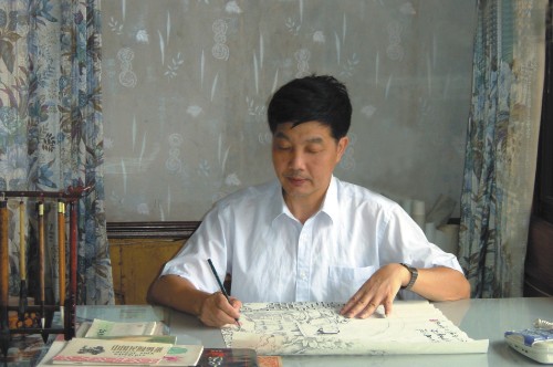 17盧發(fā)良 細(xì)紋刻紙 第三屆浙江省工藝美術(shù)大師.jpg