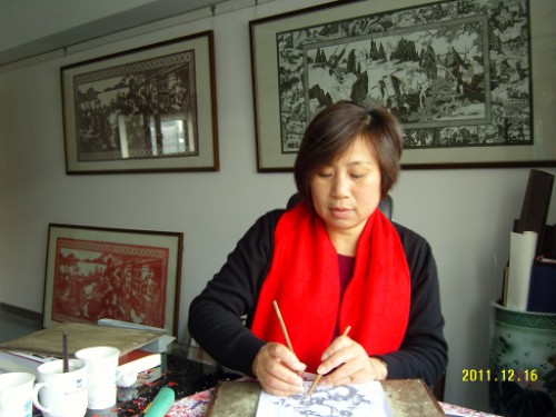金錢妹 細紋刻紙.JPG